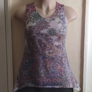 Beautiful jeweled top size medium
